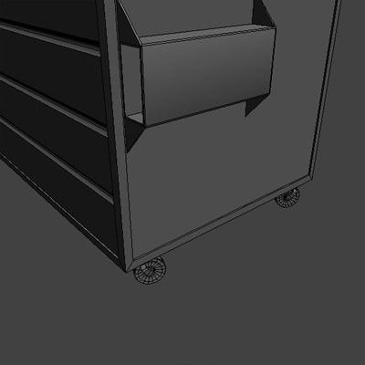 modeled polygons 3d max - Dumpster for street 02 by HaNky154